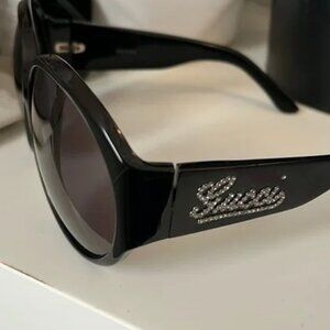 Gucci Sunglasses with Rhinestone Logo
